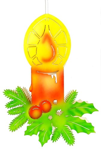 Fensterschmuck kerze mit - fensterschmuck,