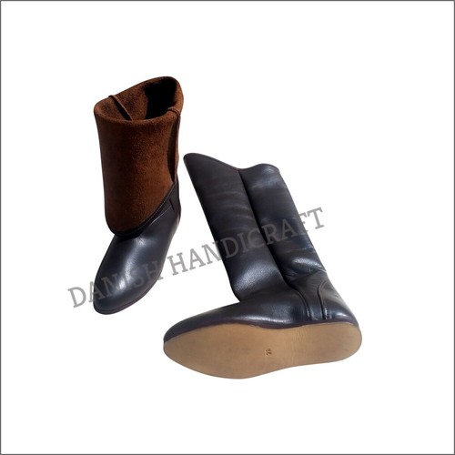 Mittelalter lederstiefel - mittelalter,