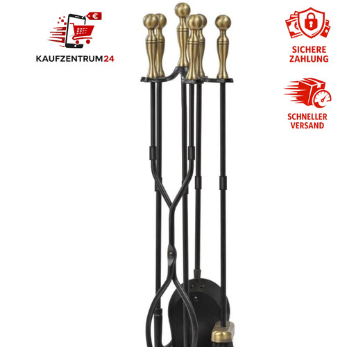 Kaminbesteck schmiedeeisen mit - kaminbesteck,