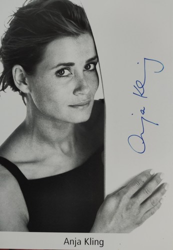 Anja kling autogramm - anja,