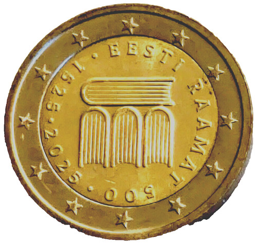 Estland euro 2025 500 - 2,