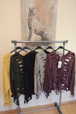 Neu Langarm  Shirt Lochi Netz