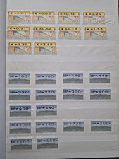 Sammlung Automatenmarken Bund . 