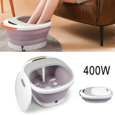 400W Fußbad faltbar Fußsprudelbad mit Heizung Fußmassagegerät Fußmassagebecken