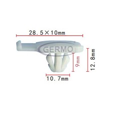 10 x Befestigungs-Clip