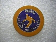 altes Abzeichen - Alpin Ski