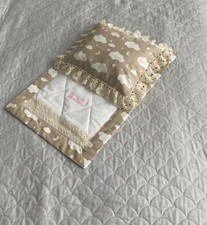 Puppenbettwäsche Puppendecke Puppenwagen Bettwäsche Decke Kissen Neu Set Limited