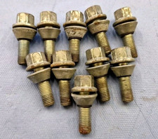 10 Stück Versatzschrauben M12x28 X1,5 Kegelbund Opel VW