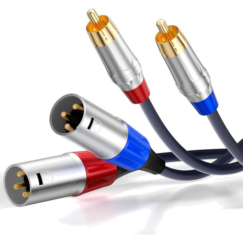 Dual cinch auf xlr kabel - auf, 1m