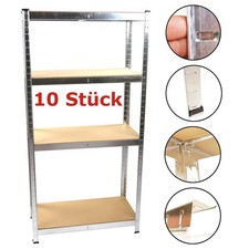 10x Schwerlastregal Lagerregal