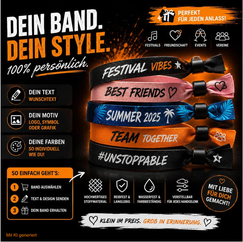 Festivalbändchen vip - festivalbändchen,