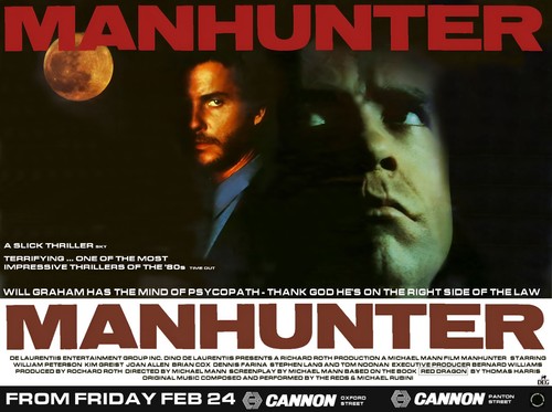 Manhunter 1986 quad poster - uk,