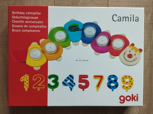 Goki geburtstagsraupe 9 - geburtstagsraupe, 1-9