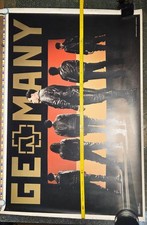 Nr3 Rammstein Poster Extrem selten Retro Orig. Farbmuster mit Druckmarken + Gold