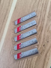 Audi S-Line lettering sticker