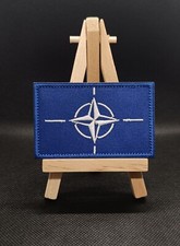 NATO Patch Klett Aufnäher /