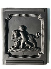  Antike Ofenplatte Gussofen