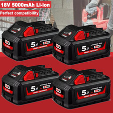 2x Akku Für Milwaukee M18 M18B5 18V XC 5.0Ah 7.0Ah 8.0Ah Li-Ion 48-11-1860