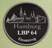 LBP 64 Polizei Hamburg Patch - LBP Bereitschaftspolizei - BFE SEK MEK