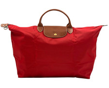LONGCHAMP LE PLIAGE TRAVEL BAG - LARGE - RED