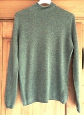 CHELSEA ROSE  weicher Pullover Gr. 40 38 salbei  Merino  30% Kaschmir kl. Defekt