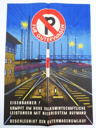 Altes plakat eisenbahn - plakat,