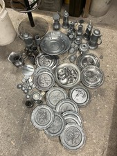 Zinn Buntmetall Zink Konvolut Schrott  - Geschirr Becher Teller - 18,2 KG