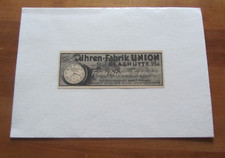 Uhren Fabrik UNION Glashütte