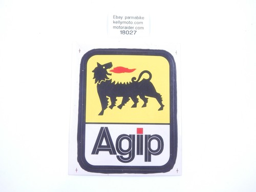 Agip aufkleber emblem - agip,