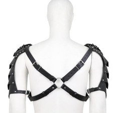 Schulter-Arm-Schnallen, Körper-Brustgeschirr, PU-, Ritter, mittelalterliche