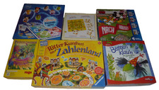 Spielepaket ab 4 Jahren-6 Spiele-Familienspiele, Zahlenland, Beeren klaun