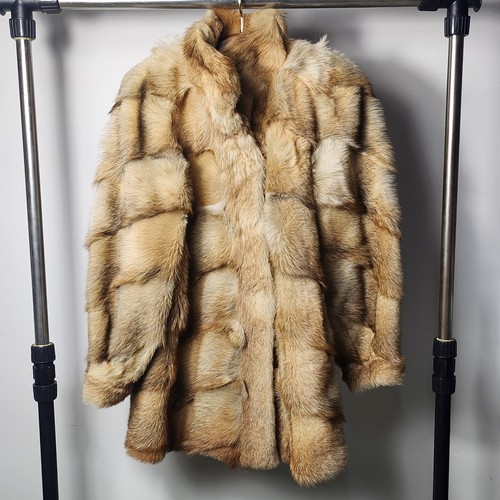 Pelzjacke beige braun - 44,