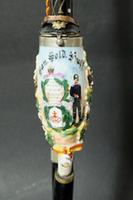 Alte Sanitäter Reservistenpfeife IR 109 Karlsruhe Baden Reservistenkrug Pfeife