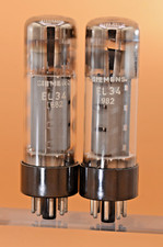 2X SIEMENS EL34 - 56/56 TV-7