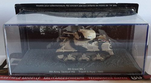 Die cast panzer grant i - m3, mk.i