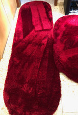 Bruno Banani - Bettumrandung - 3-teilig - Hochflor - rot - wie neu