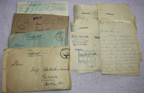 Konvolut feldpost faltbriefe - konvolut.,