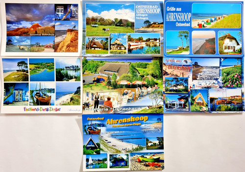 Postkarten lot ahrenshopp - 7,