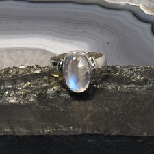 Mondstein Ring, 925er Silber