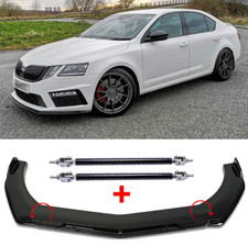 Schwarz glänz Spoilerlippe