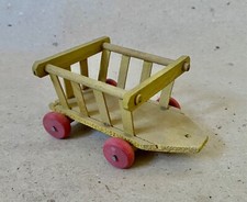 Alt kleiner  Handwagen / Bollerwagen /  Puppenwagen / Erzgebirge