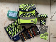 School Mood Tornister teilw NEU/ guter Zustand - blau - gelb