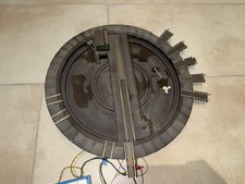 Märklin H0 Drehscheibe 7286 Grau mit Steuerpult (blau) – funktionsfähig ohne OVP