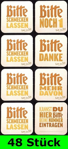 Stück bierdeckel bitburger - stück,