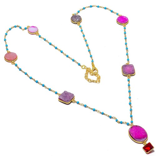Titan druzy granat - druzy, 925