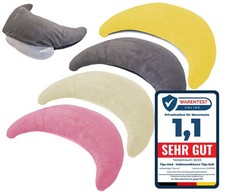 TIGA-MED XXL Halbmondkissen | Stillkissen | Nackenkissen | mit Mikroperlen