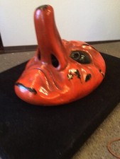 Tengu Kopf Maske Himmelskunde Langnase Samurai signiert Lacktechnik Japan