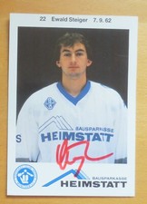 pk19,92)  Autogramm   Ewald Steiger  EC HEDOS  München
