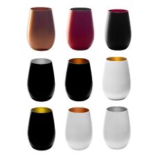 Stölzle Lausitz Auswahl  Wasserglas Gläser Saftglas Becher 465ml, 6er Set farbig