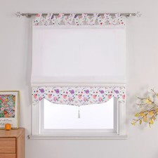 Raffrollo mit V Schlaufen